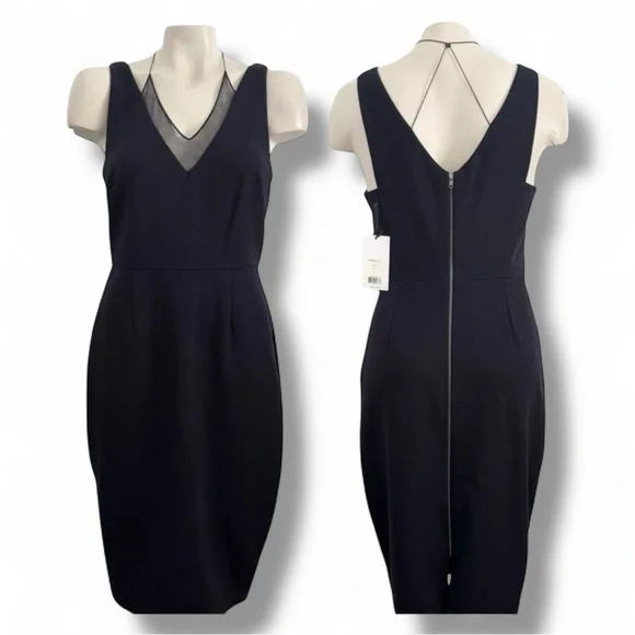 BAILEY 44 MIDNIGHT BLUE ALL NIGHTER BODYCON MIDI DRESS SZ M NWT - Picture 2 of 7